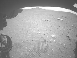 View image taken on Mars, Mars Perseverance Sol 1962: Front Left Hazard Avoidance Camera (Hazcam)