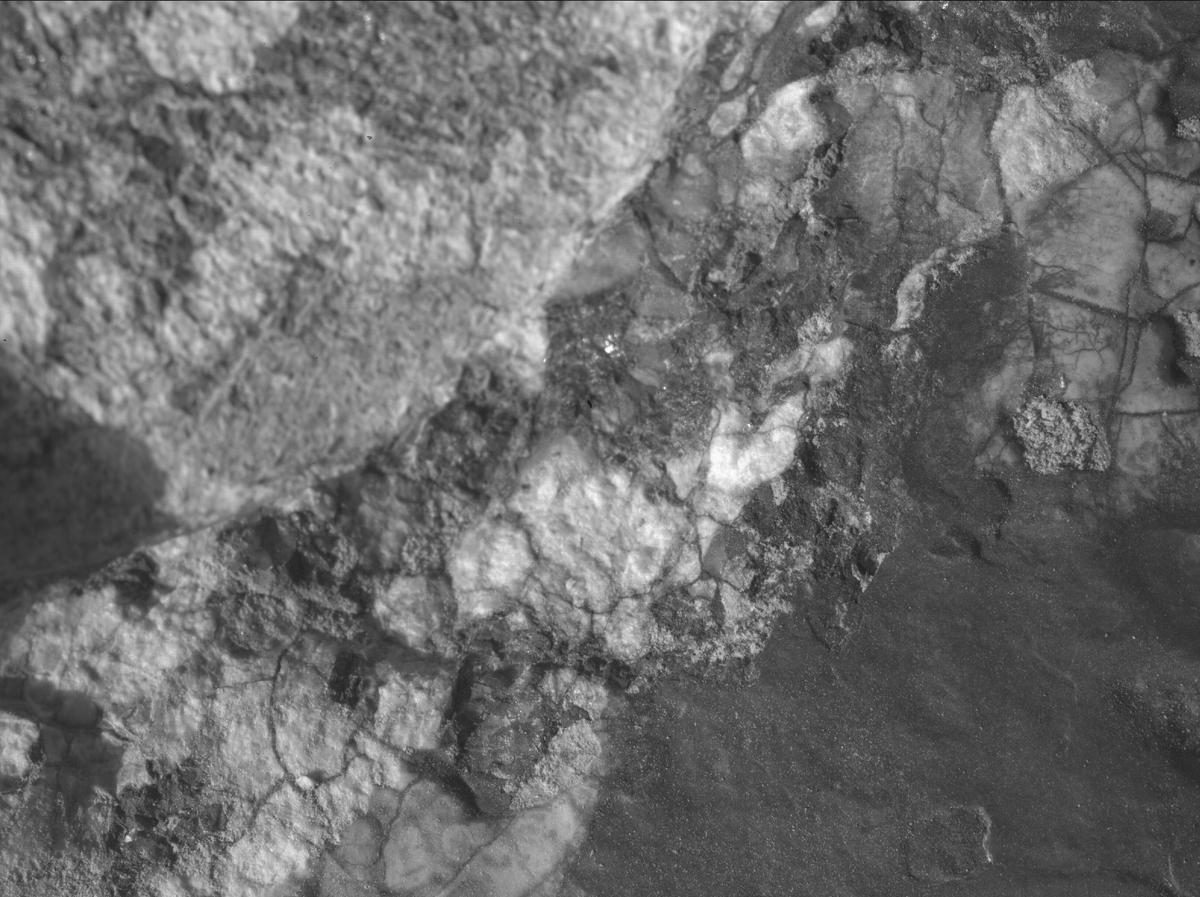 This image was taken by SHERLOC_WATSON onboard NASA's Mars rover Perseverance on Sol 1970