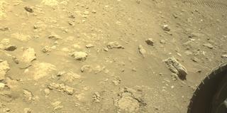 View image taken on Mars, Mars Perseverance Sol 1992: Front Right Hazard Avoidance Camera (Hazcam)