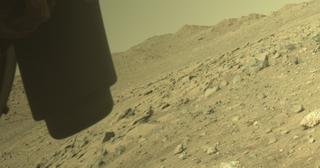 View image taken on Mars, Mars Perseverance Sol 2011: Front Left Hazard Avoidance Camera (Hazcam)