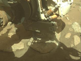 View image taken on Mars, Mars Perseverance Sol 2011: Front Left Hazard Avoidance Camera (Hazcam)