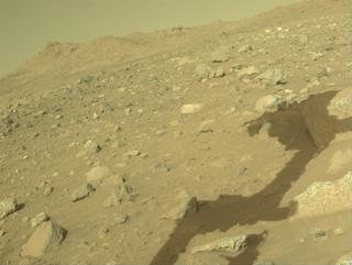 View image taken on Mars, Mars Perseverance Sol 2011: Front Left Hazard Avoidance Camera (Hazcam)