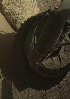 View image taken on Mars, Mars Perseverance Sol 2011: Front Right Hazard Avoidance Camera (Hazcam)