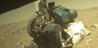 View image taken on Mars, Mars Perseverance Sol 2011: Front Right Hazard Avoidance Camera (Hazcam)