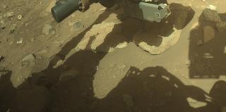 View image taken on Mars, Mars Perseverance Sol 2011: Front Right Hazard Avoidance Camera (Hazcam)