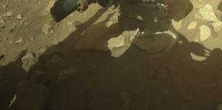View image taken on Mars, Mars Perseverance Sol 2011: Front Right Hazard Avoidance Camera (Hazcam)