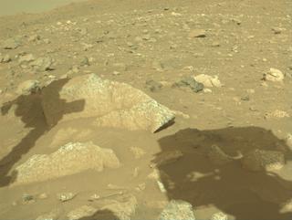 View image taken on Mars, Mars Perseverance Sol 2011: Front Right Hazard Avoidance Camera (Hazcam)