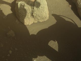 View image taken on Mars, Mars Perseverance Sol 2011: Front Right Hazard Avoidance Camera (Hazcam)