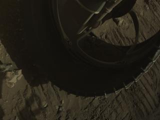 View image taken on Mars, Mars Perseverance Sol 2011: Front Right Hazard Avoidance Camera (Hazcam)