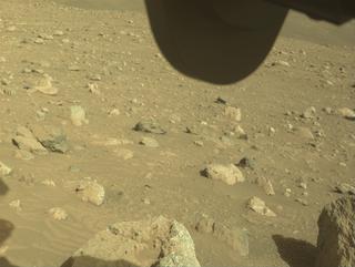 View image taken on Mars, Mars Perseverance Sol 2011: Front Right Hazard Avoidance Camera (Hazcam)