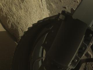 View image taken on Mars, Mars Perseverance Sol 2011: Front Right Hazard Avoidance Camera (Hazcam)