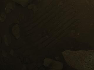 View image taken on Mars, Mars Perseverance Sol 2011: Front Right Hazard Avoidance Camera (Hazcam)