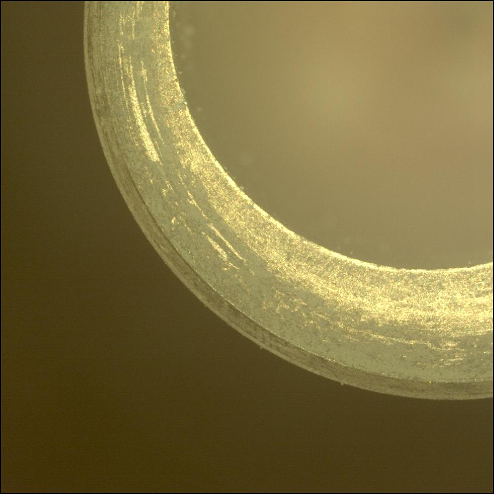 This image was taken by CACHECAM onboard NASA's Mars rover Perseverance on Sol 2018