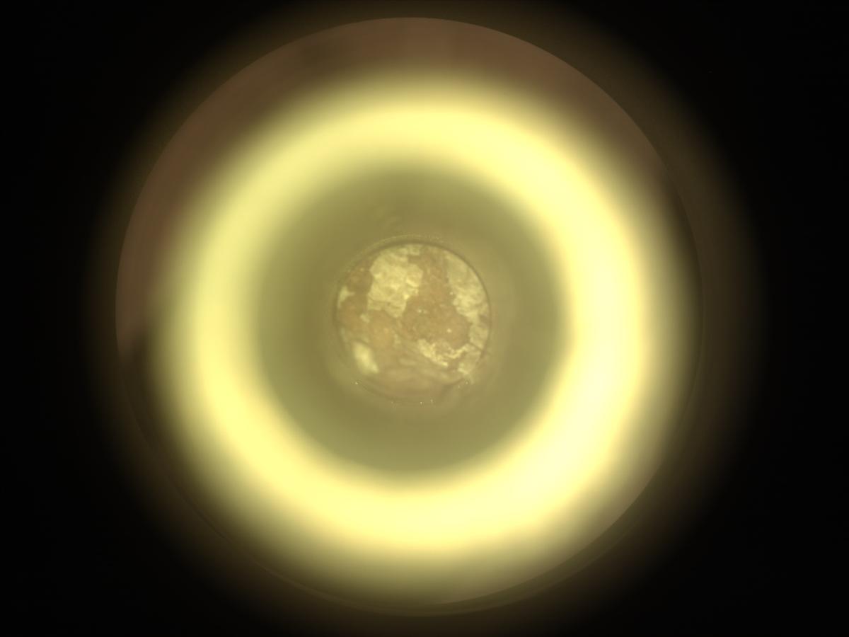 This image was taken by CACHECAM onboard NASA's Mars rover Perseverance on Sol 2018
