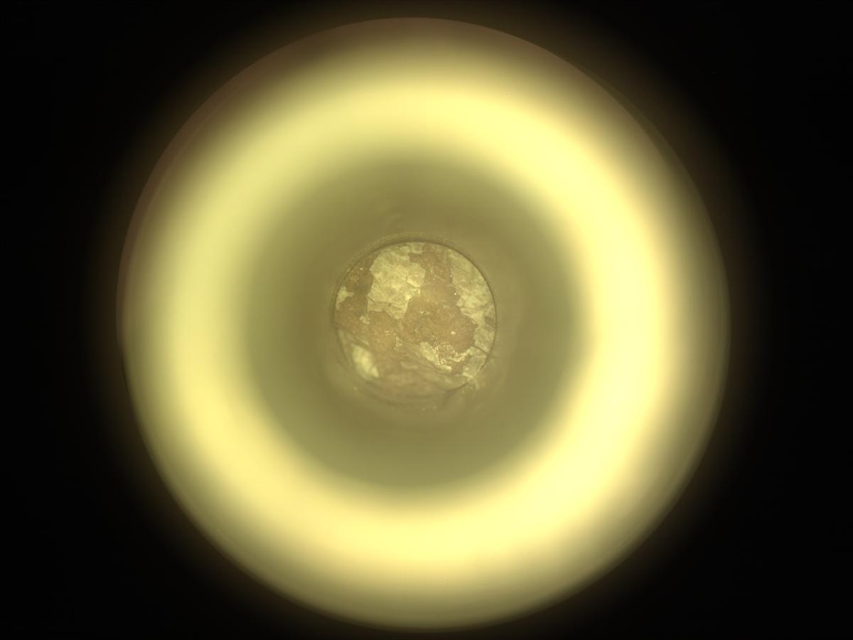 This image was taken by CACHECAM onboard NASA's Mars rover Perseverance on Sol 2018