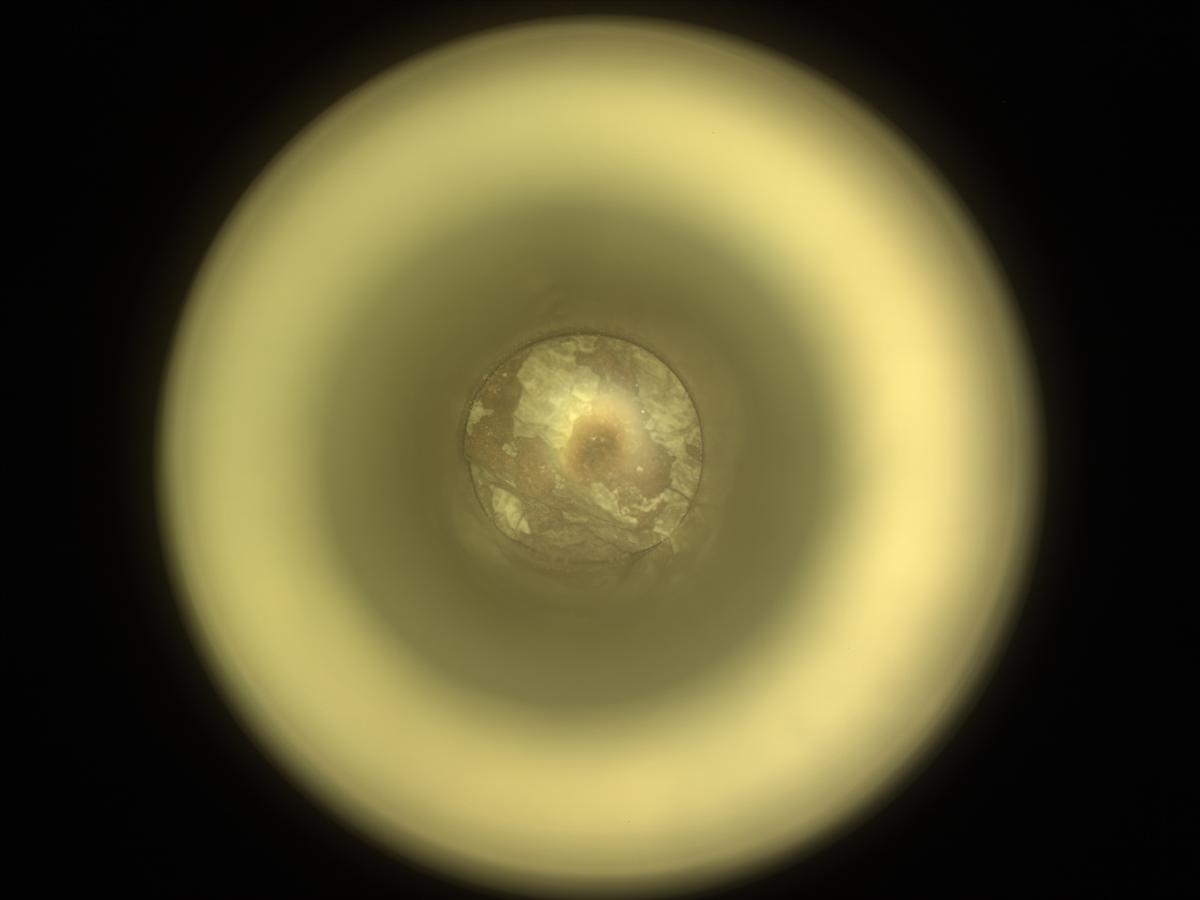 This image was taken by CACHECAM onboard NASA's Mars rover Perseverance on Sol 2018