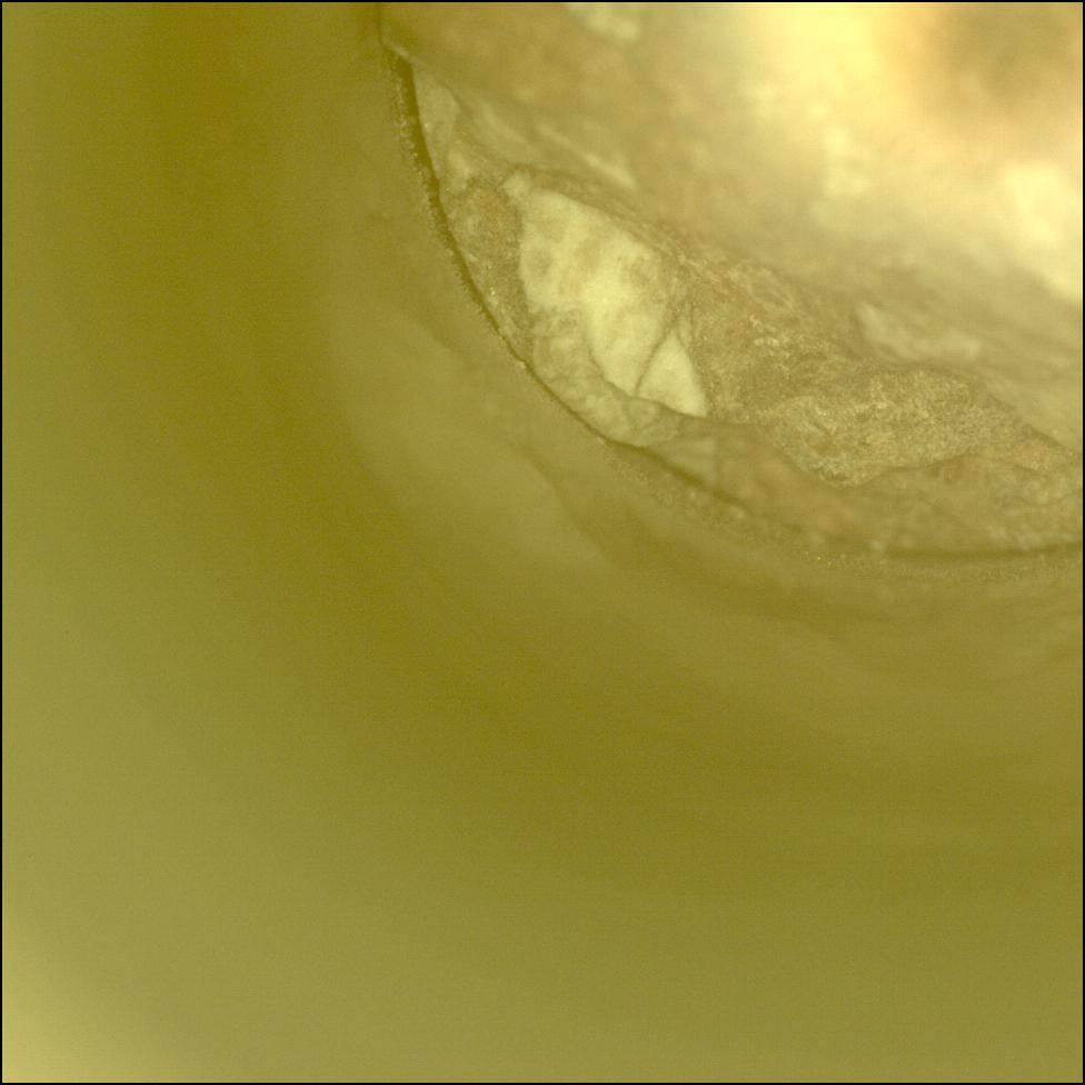 This image was taken by CACHECAM onboard NASA's Mars rover Perseverance on Sol 2018