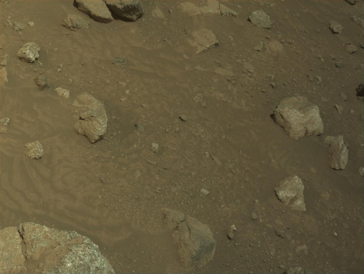 This image was taken by NAVCAM_RIGHT onboard NASA's Mars rover Perseverance on Sol 2018