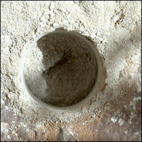 This image was taken by SHERLOC_WATSON onboard NASA's Mars rover Perseverance on Sol 2019