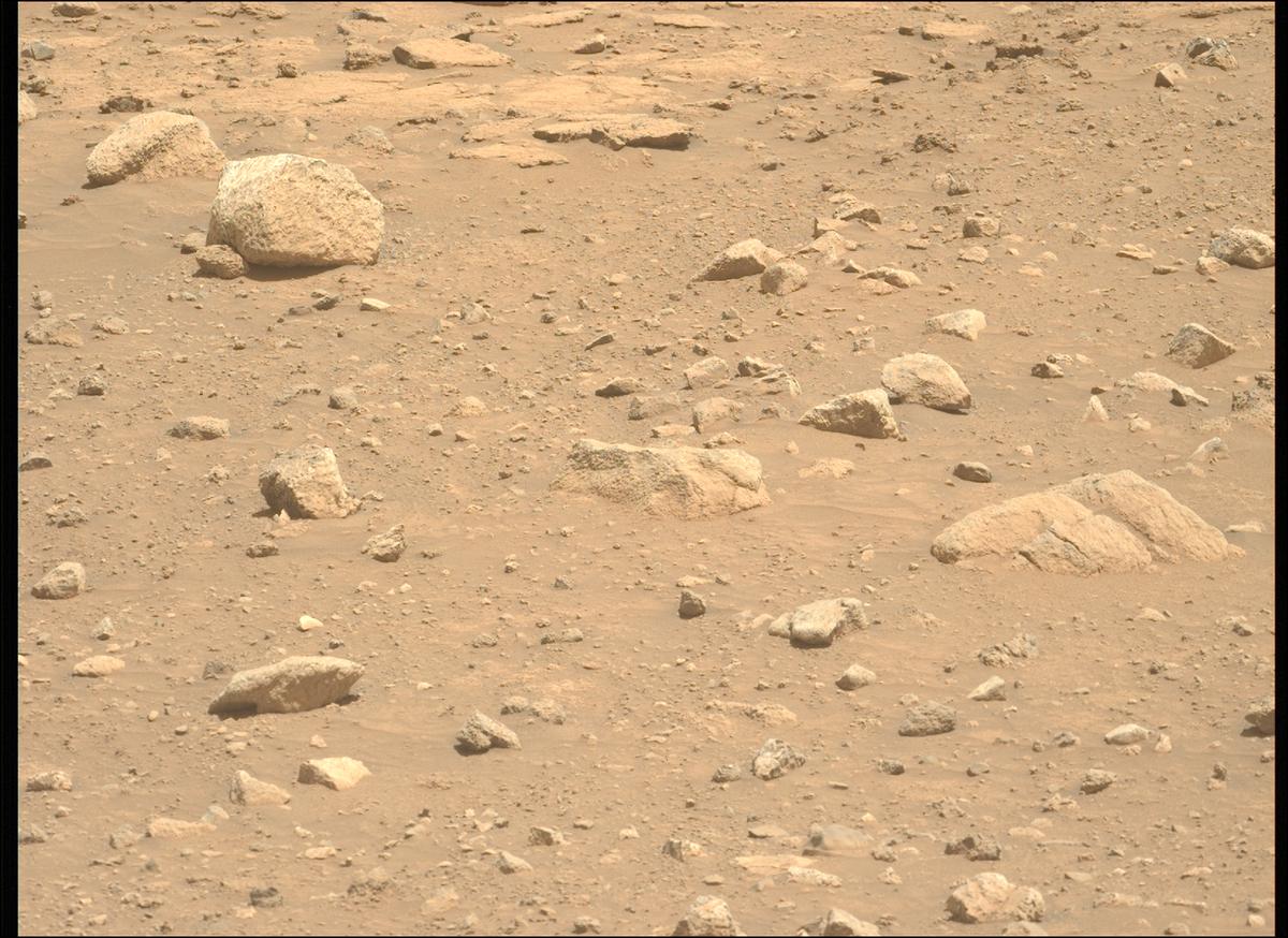 This image was taken by MCZ_LEFT onboard NASA's Mars rover Perseverance on Sol 2019