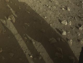View image taken on Mars, Mars Perseverance Sol 2023: Front Left Hazard Avoidance Camera (Hazcam)