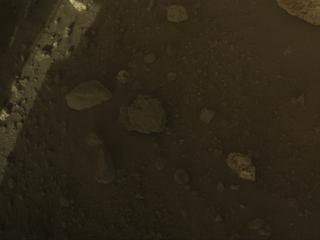 View image taken on Mars, Mars Perseverance Sol 2023: Front Right Hazard Avoidance Camera (Hazcam)