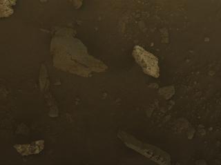 View image taken on Mars, Mars Perseverance Sol 2023: Front Right Hazard Avoidance Camera (Hazcam)