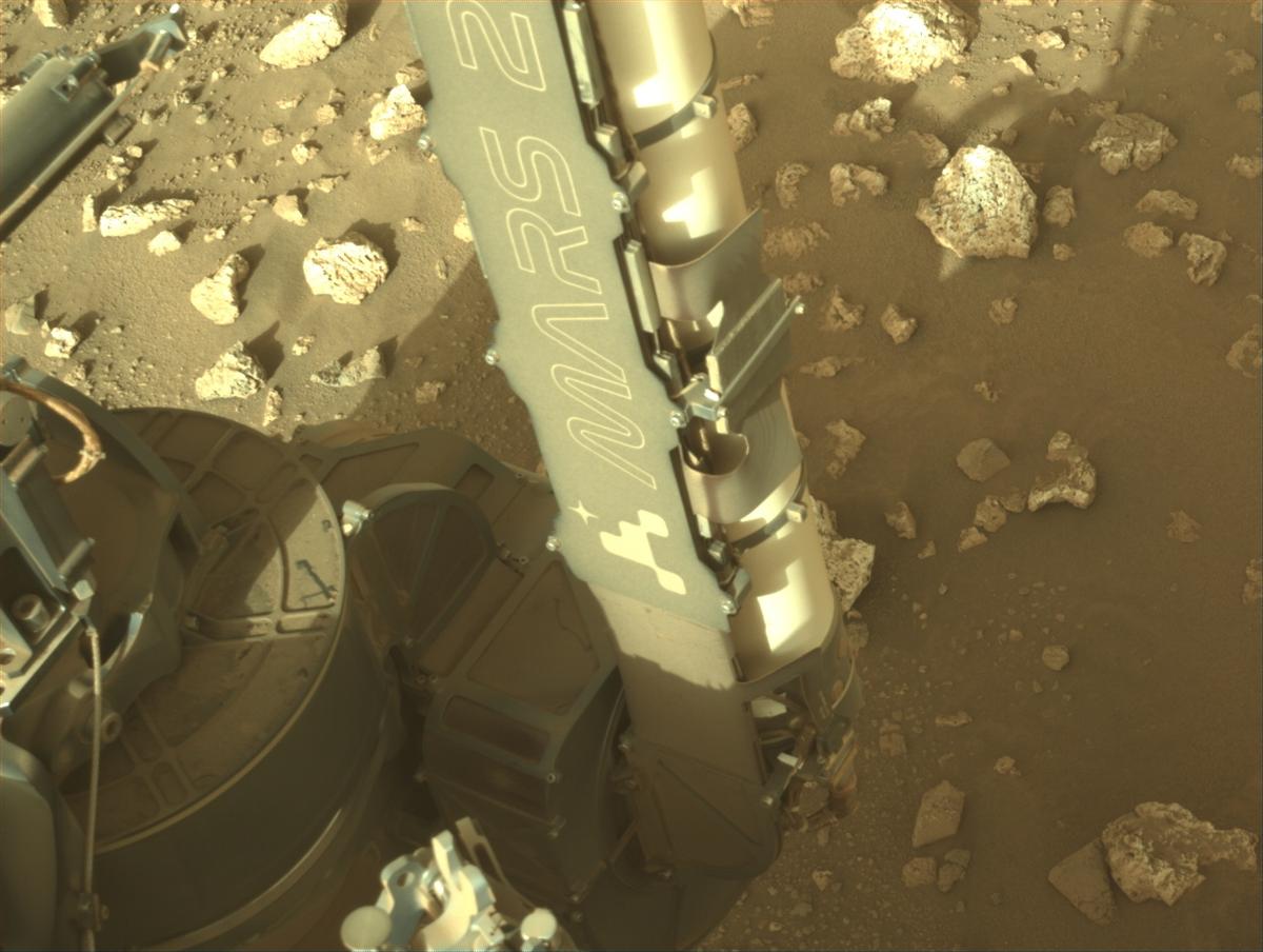 This image was taken by NAVCAM_LEFT onboard NASA's Mars rover Perseverance on Sol 2023