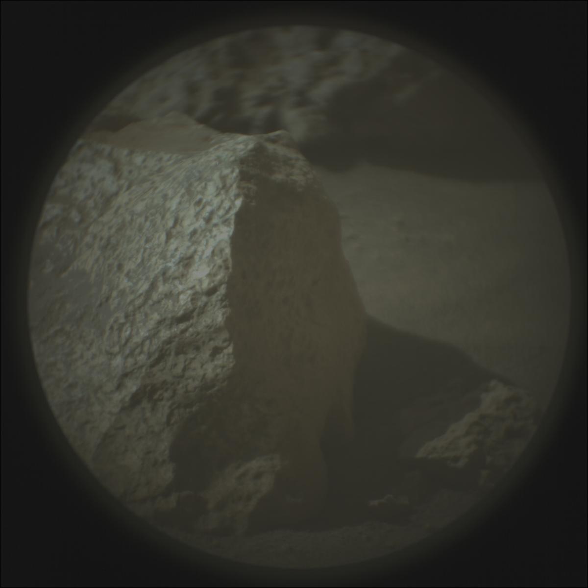 This image was taken by SUPERCAM_RMI onboard NASA's Mars rover Perseverance on Sol 2023