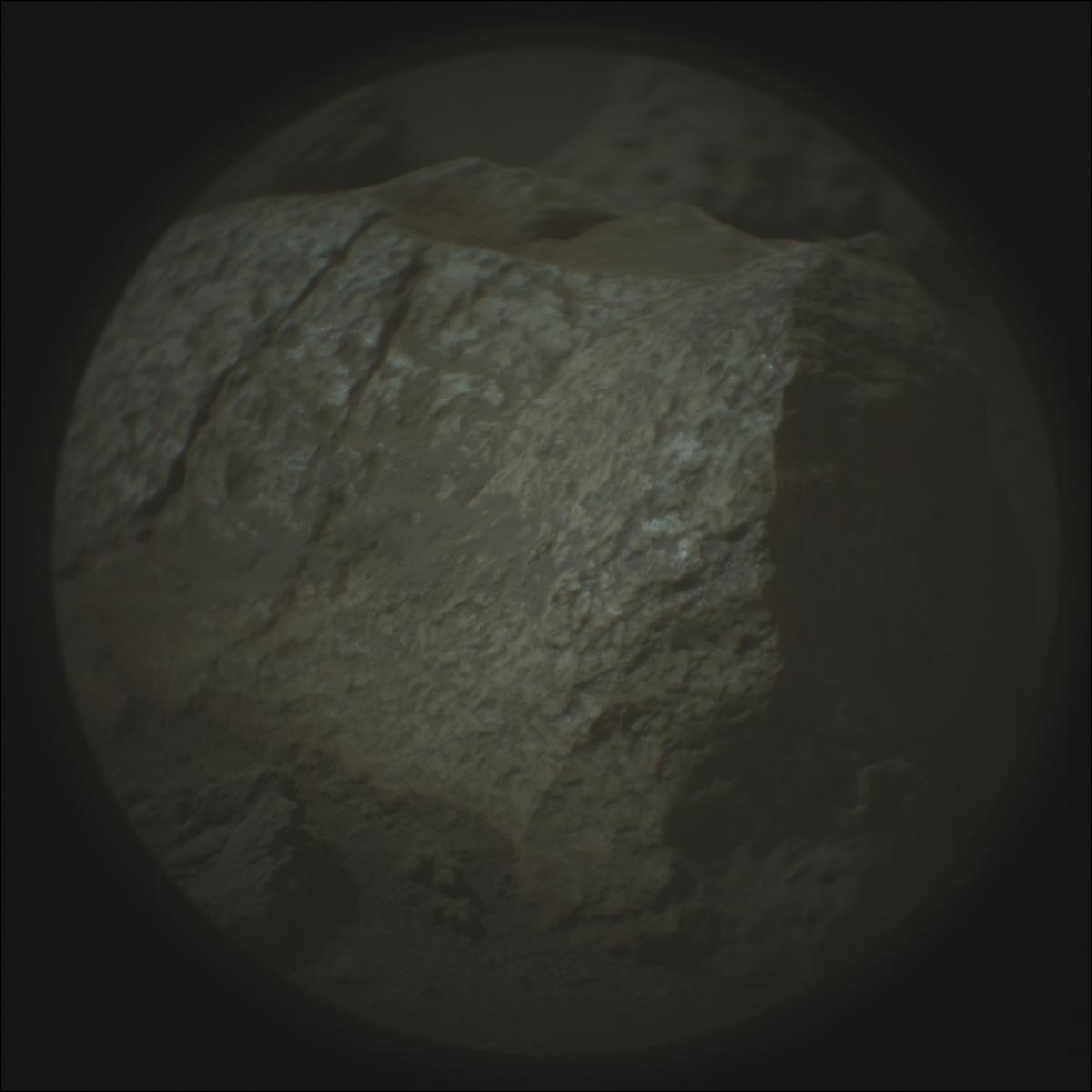 This image was taken by SUPERCAM_RMI onboard NASA's Mars rover Perseverance on Sol 2023