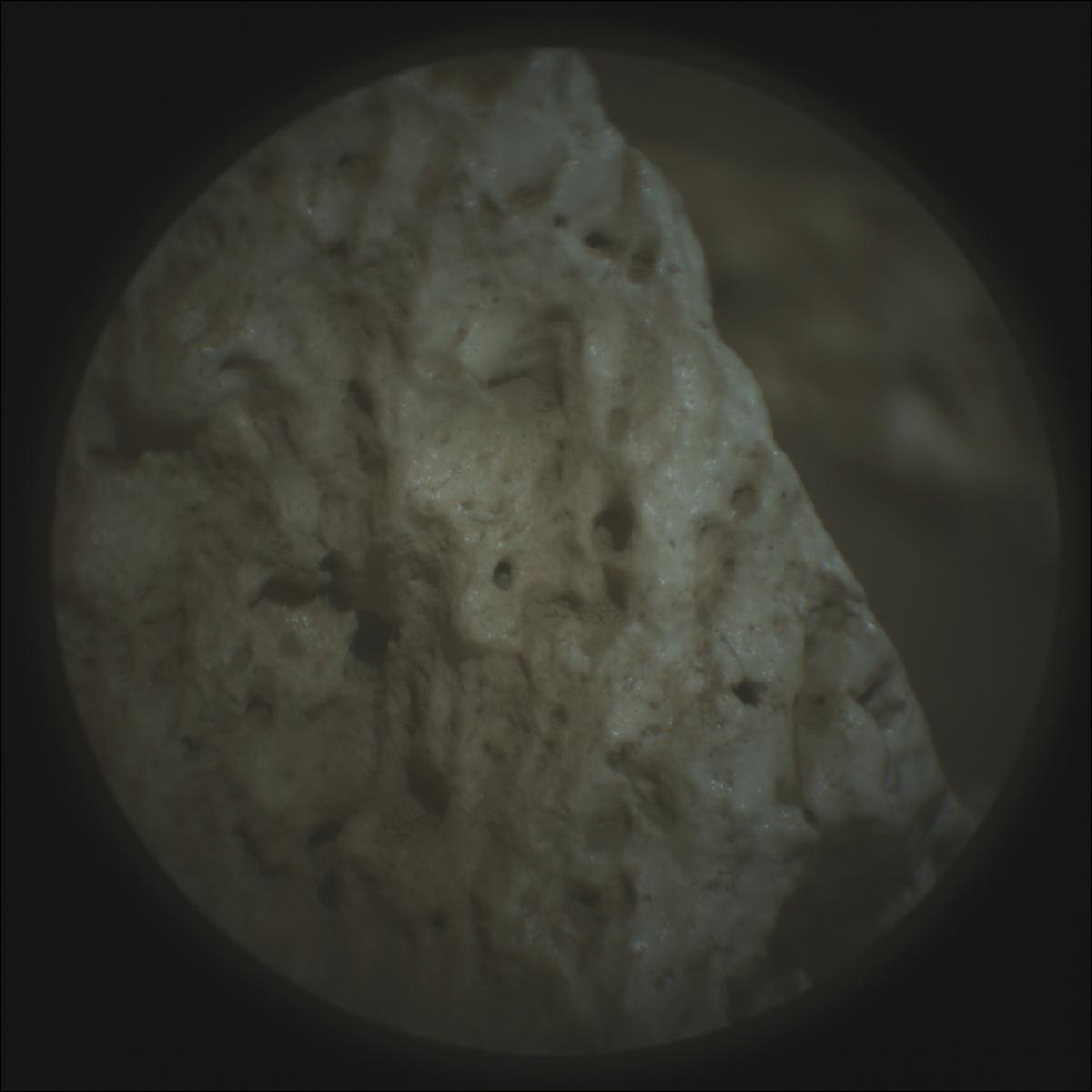 This image was taken by SUPERCAM_RMI onboard NASA's Mars rover Perseverance on Sol 2023