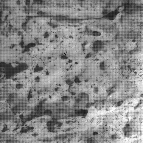 This image was taken by SHERLOC_WATSON onboard NASA's Mars rover Perseverance on Sol 2023