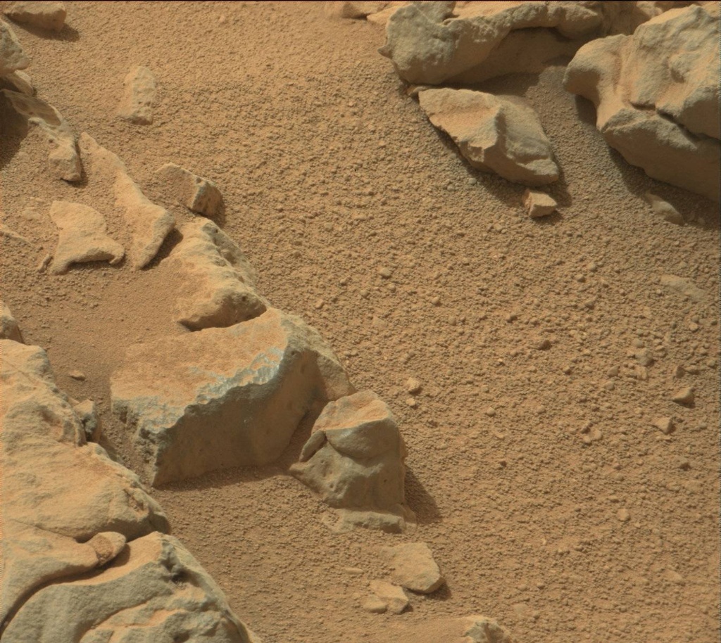NASA's Mars rover Curiosity acquired this image using its Mast Camera (Mastcam) on Sol 157