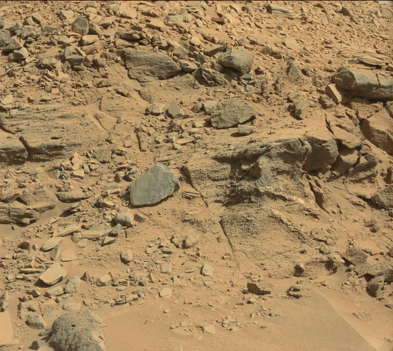 Nasa's Mars rover Curiosity acquired this image using its Mast Camera (Mastcam) on Sol 528, at drive 168, site number 26