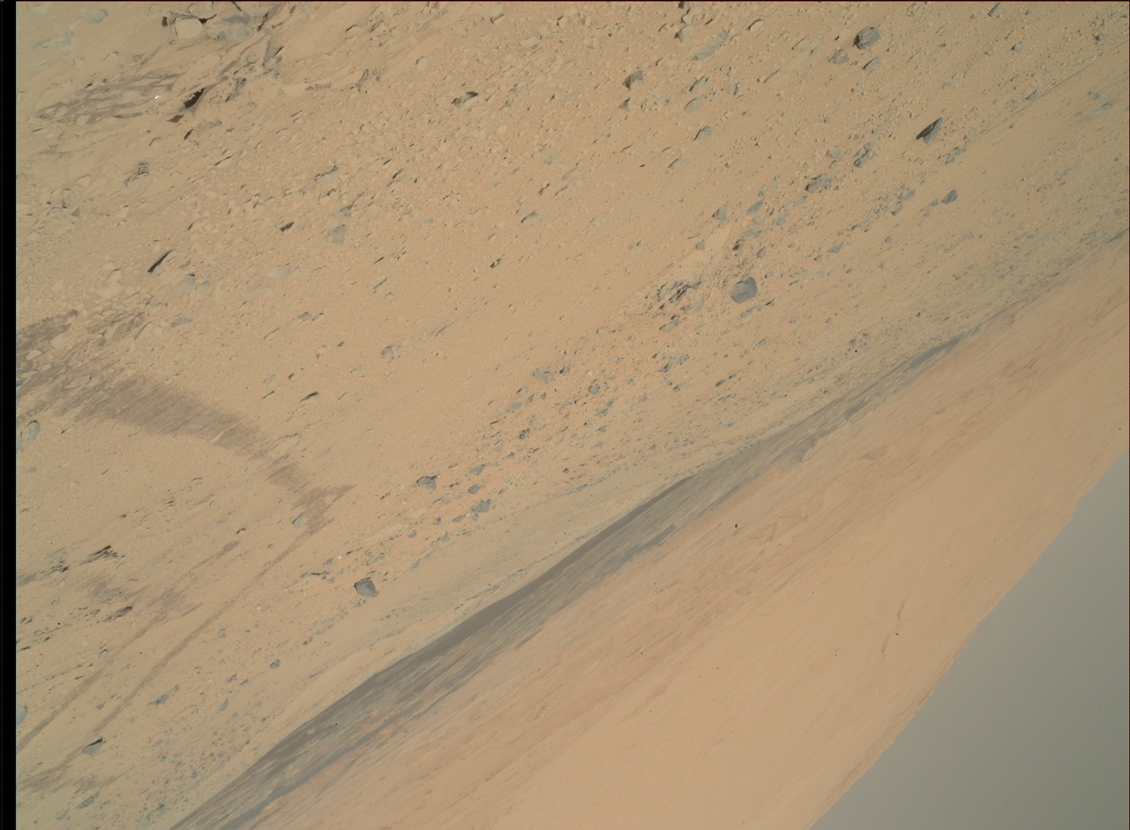 Nasa's Mars rover Curiosity acquired this image using its Mars Hand Lens Imager (MAHLI) on Sol 528, at drive 184, site number 26