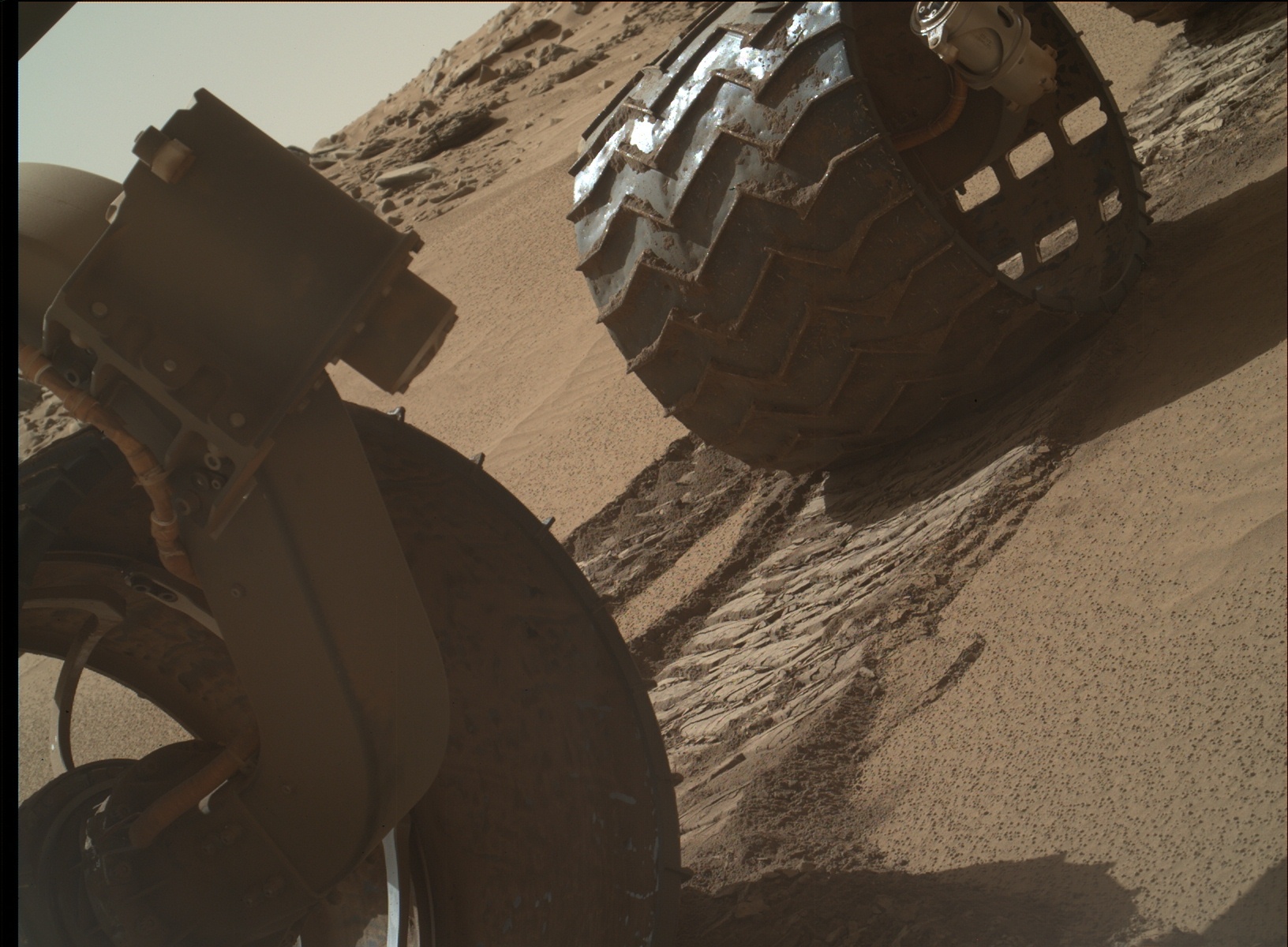 Nasa's Mars rover Curiosity acquired this image using its Mars Hand Lens Imager (MAHLI) on Sol 532, at drive 196, site number 26