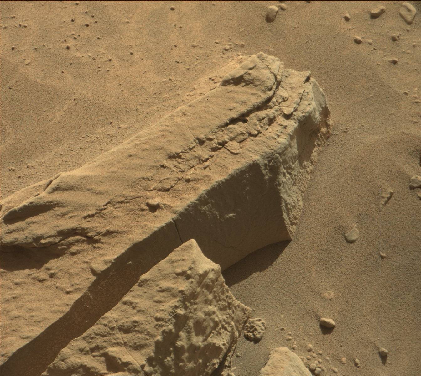 Nasa's Mars rover Curiosity acquired this image using its Mast Camera (Mastcam) on Sol 609, at drive 1330, site number 31
