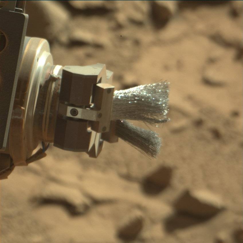 Nasa's Mars rover Curiosity acquired this image using its Mast Camera (Mastcam) on Sol 612, at drive 1330, site number 31