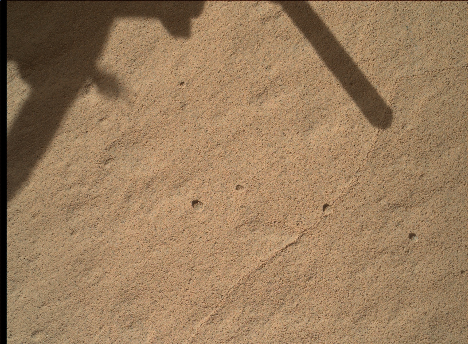 Nasa's Mars rover Curiosity acquired this image using its Mars Hand Lens Imager (MAHLI) on Sol 612, at drive 1330, site number 31