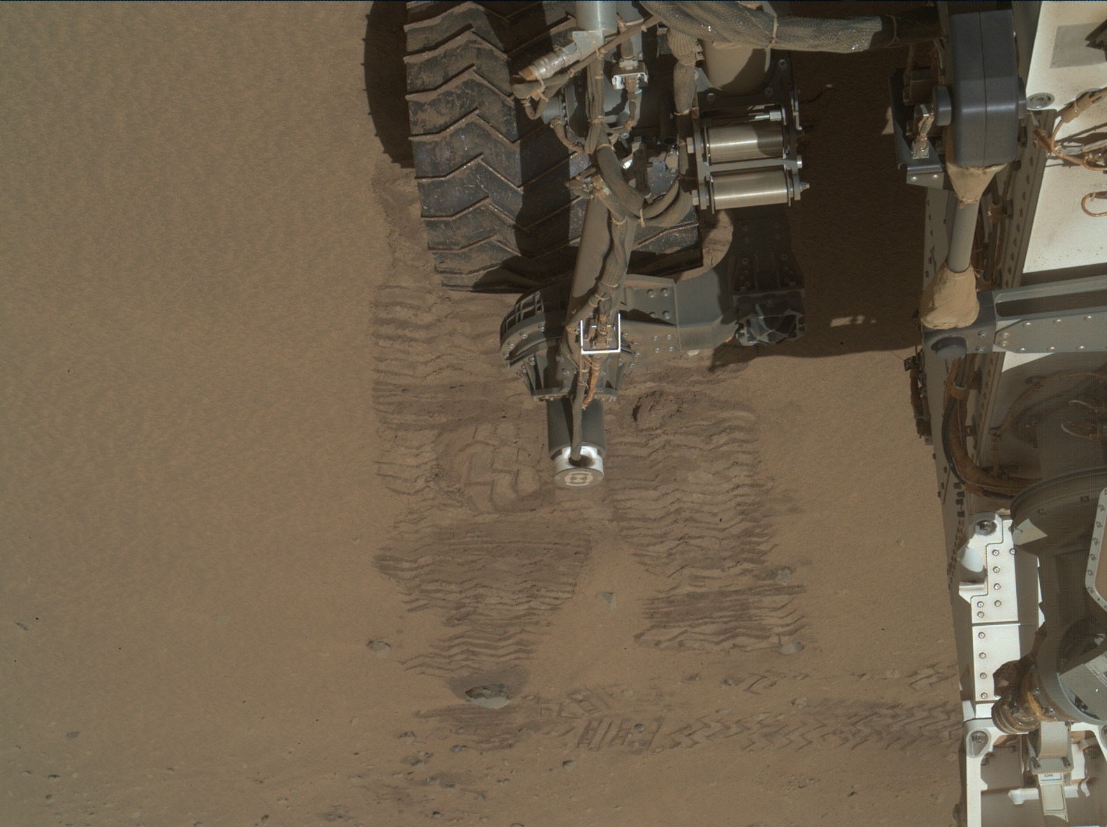 Nasa's Mars rover Curiosity acquired this image using its Mars Hand Lens Imager (MAHLI) on Sol 613, at drive 1330, site number 31