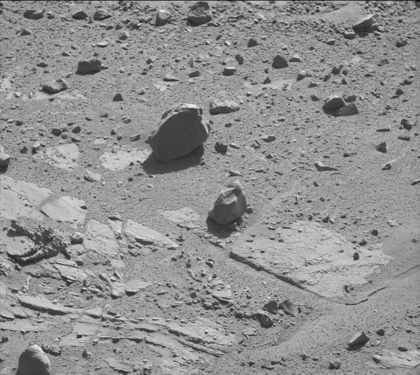 Nasa's Mars rover Curiosity acquired this image using its Mast Camera (Mastcam) on Sol 614, at drive 1330, site number 31