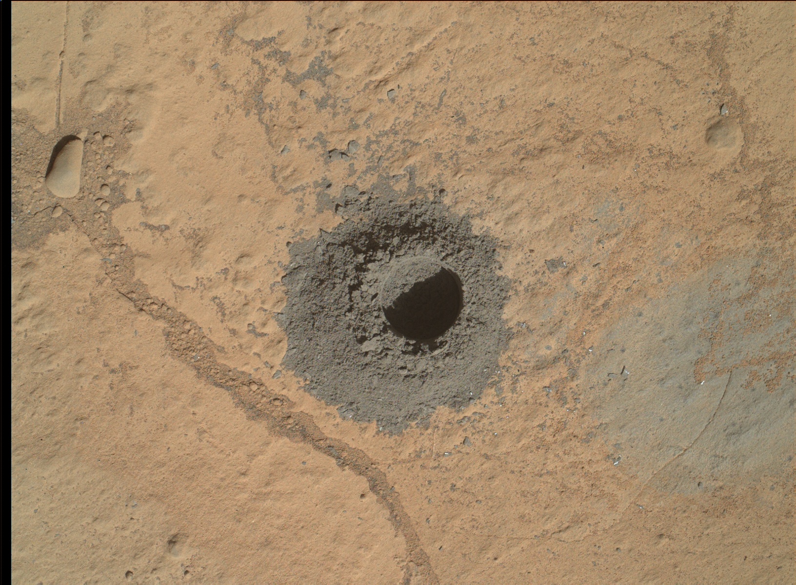 Nasa's Mars rover Curiosity acquired this image using its Mars Hand Lens Imager (MAHLI) on Sol 615, at drive 1330, site number 31