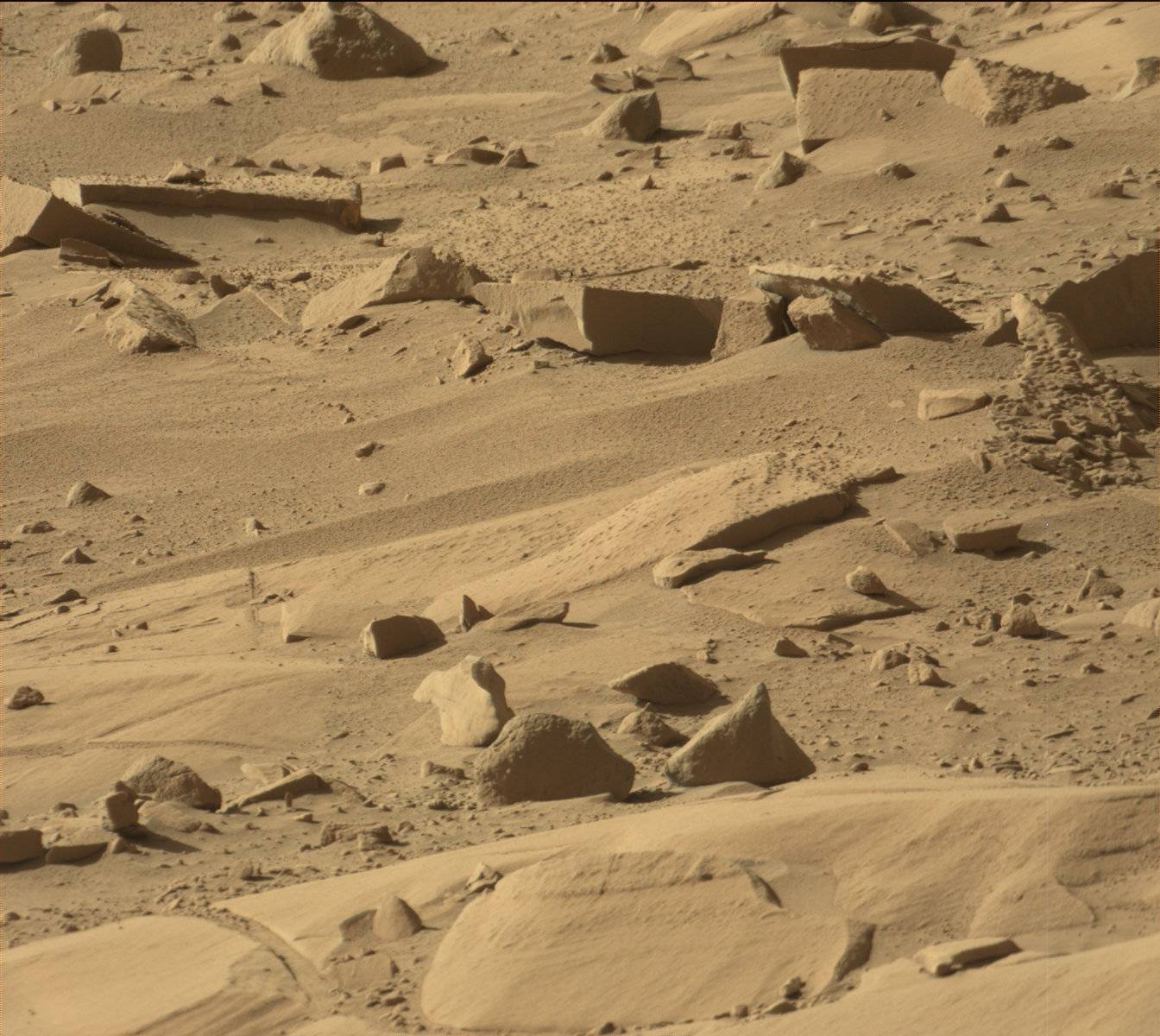 Nasa's Mars rover Curiosity acquired this image using its Mast Camera (Mastcam) on Sol 618, at drive 1330, site number 31