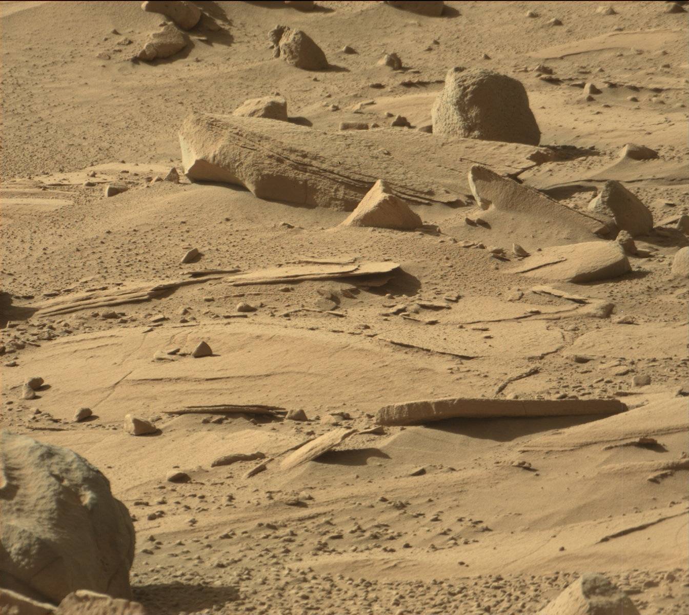 Nasa's Mars rover Curiosity acquired this image using its Mast Camera (Mastcam) on Sol 618, at drive 1330, site number 31