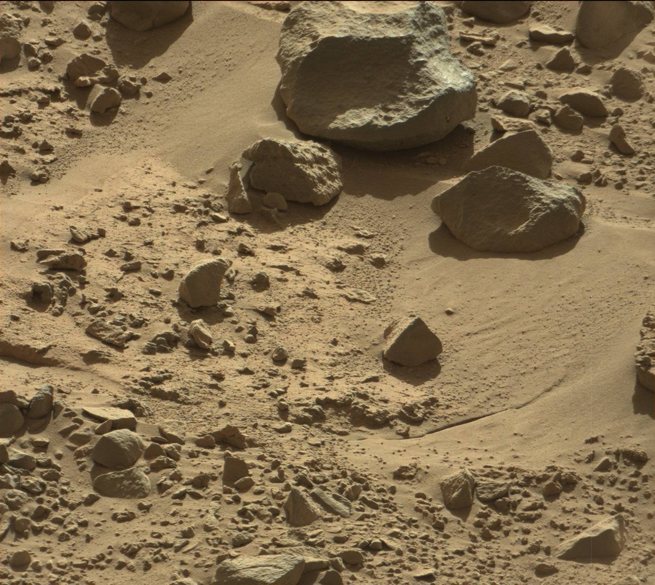 Nasa's Mars rover Curiosity acquired this image using its Mast Camera (Mastcam) on Sol 619, at drive 1330, site number 31
