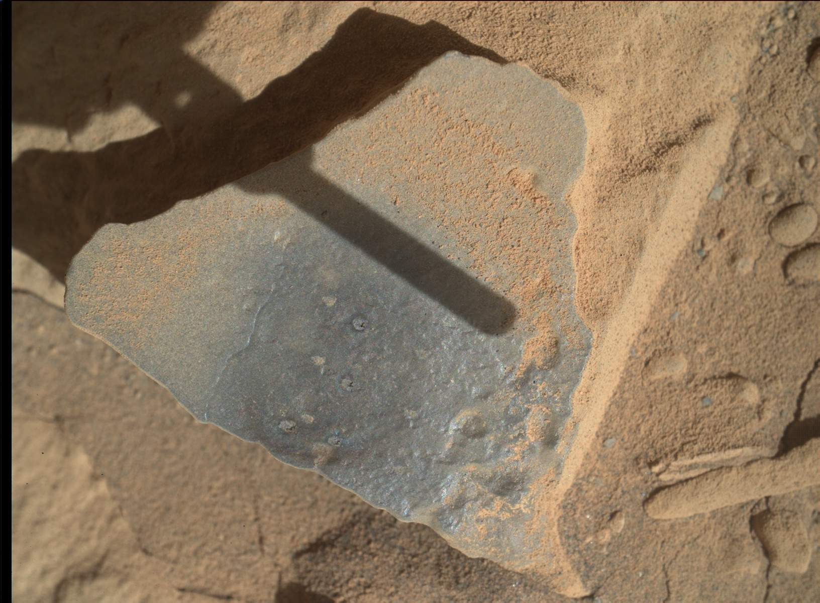 Nasa's Mars rover Curiosity acquired this image using its Mars Hand Lens Imager (MAHLI) on Sol 629, at drive 1330, site number 31