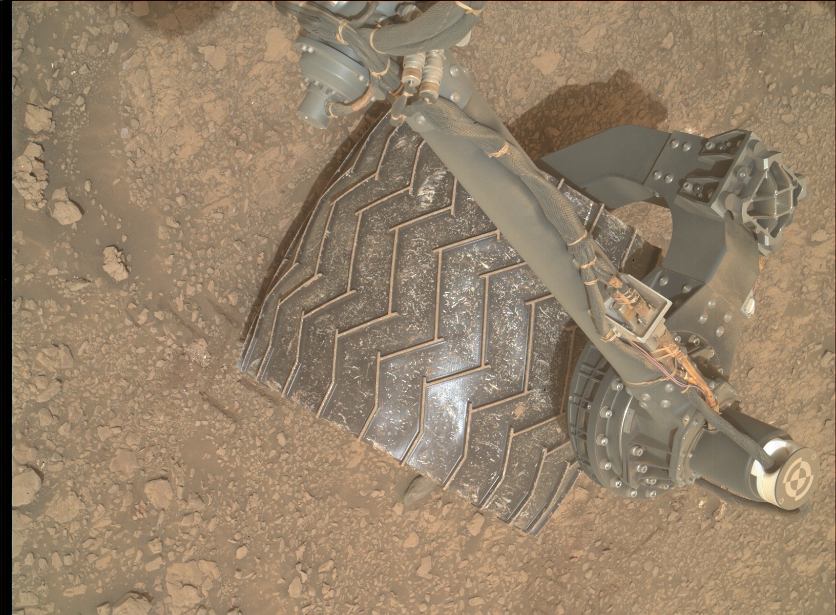 Nasa's Mars rover Curiosity acquired this image using its Mars Hand Lens Imager (MAHLI) on Sol 2822