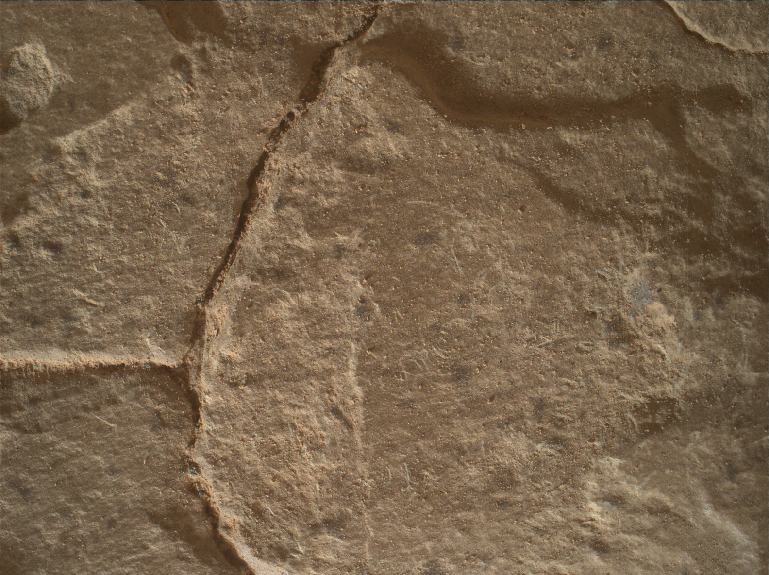 Nasa's Mars rover Curiosity acquired this image using its Mars Hand Lens Imager (MAHLI) on Sol 2833