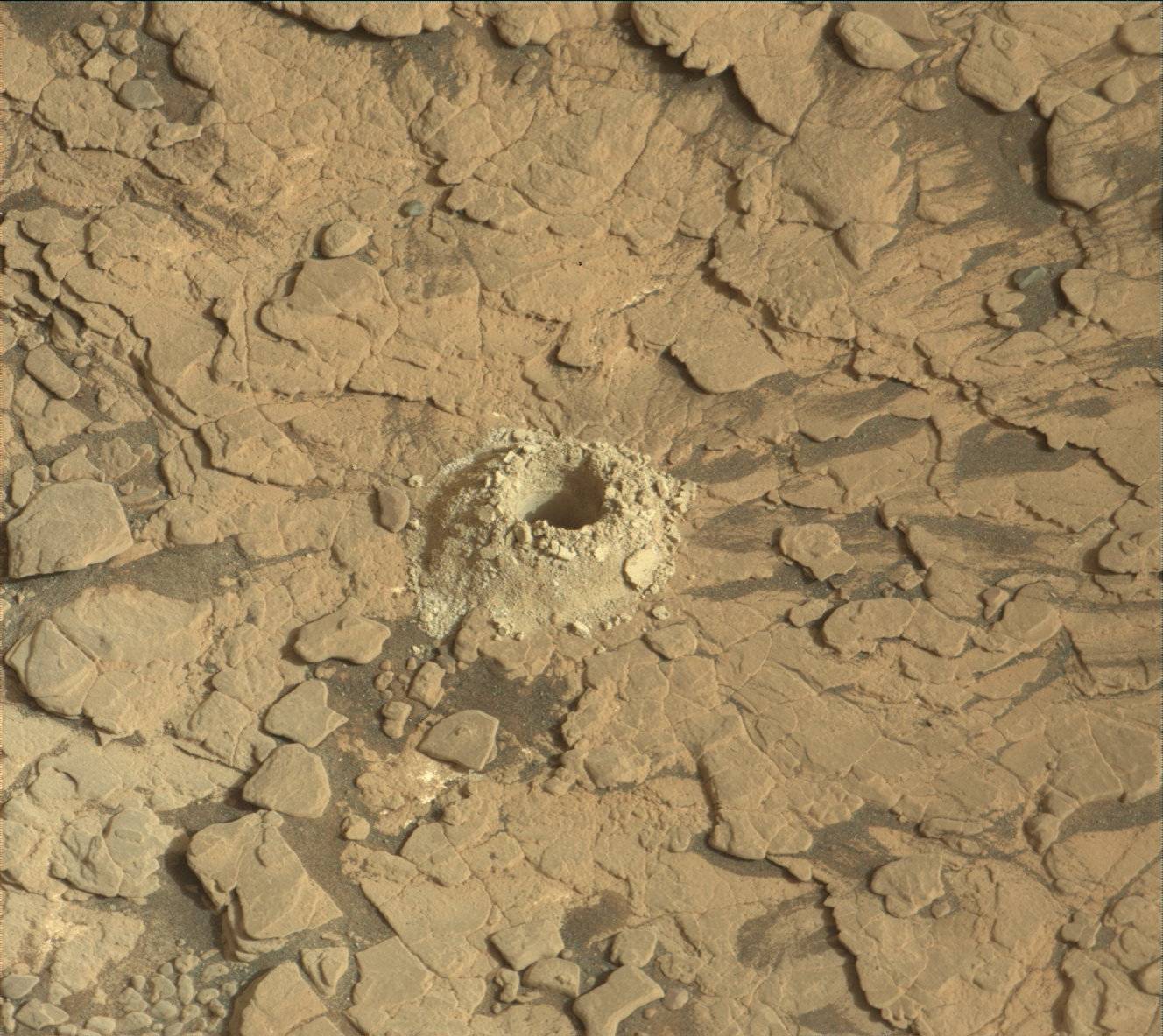 Nasa's Mars rover Curiosity acquired this image using its Mast Camera (Mastcam) on Sol 2870, at drive 2176, site number 82