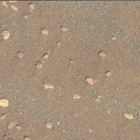Nasa's Mars rover Curiosity acquired this image using its Mars Hand Lens Imager (MAHLI) on Sol 2910